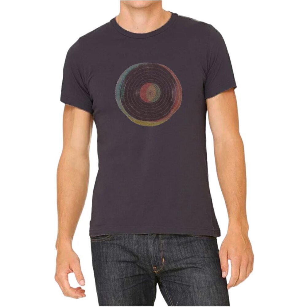 Encore Apparel Graphic Music Vinyl Record Men’s T-Shirt, XL